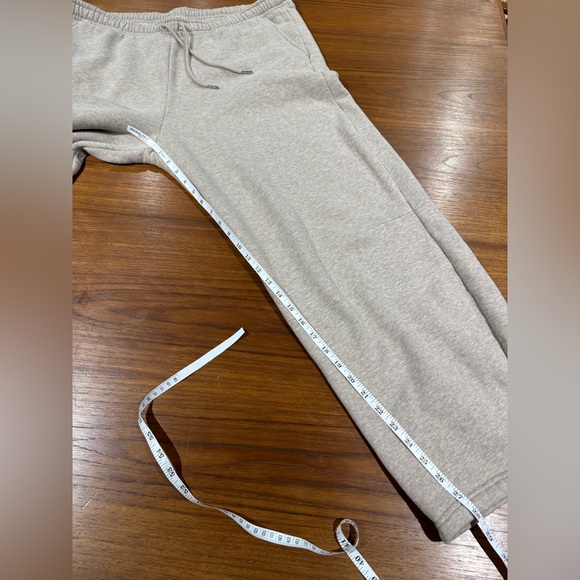 Men’s XL Sweatpants Loungewear Abercrombie &‎ Fitch Soft Cozy Beige Tan Neutral - Picture 8 of 8